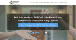 Desktop Screenshot of clarksvillepropertysolutions.com